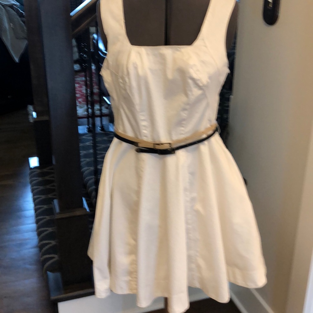 XOXO White Backless Dress